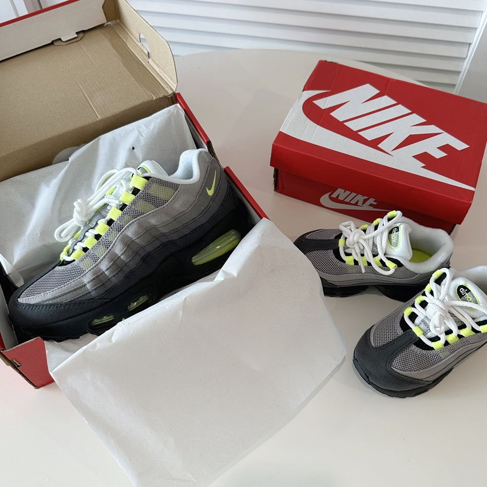 나이키 에어 맥스 95 네온 블랙 토들러