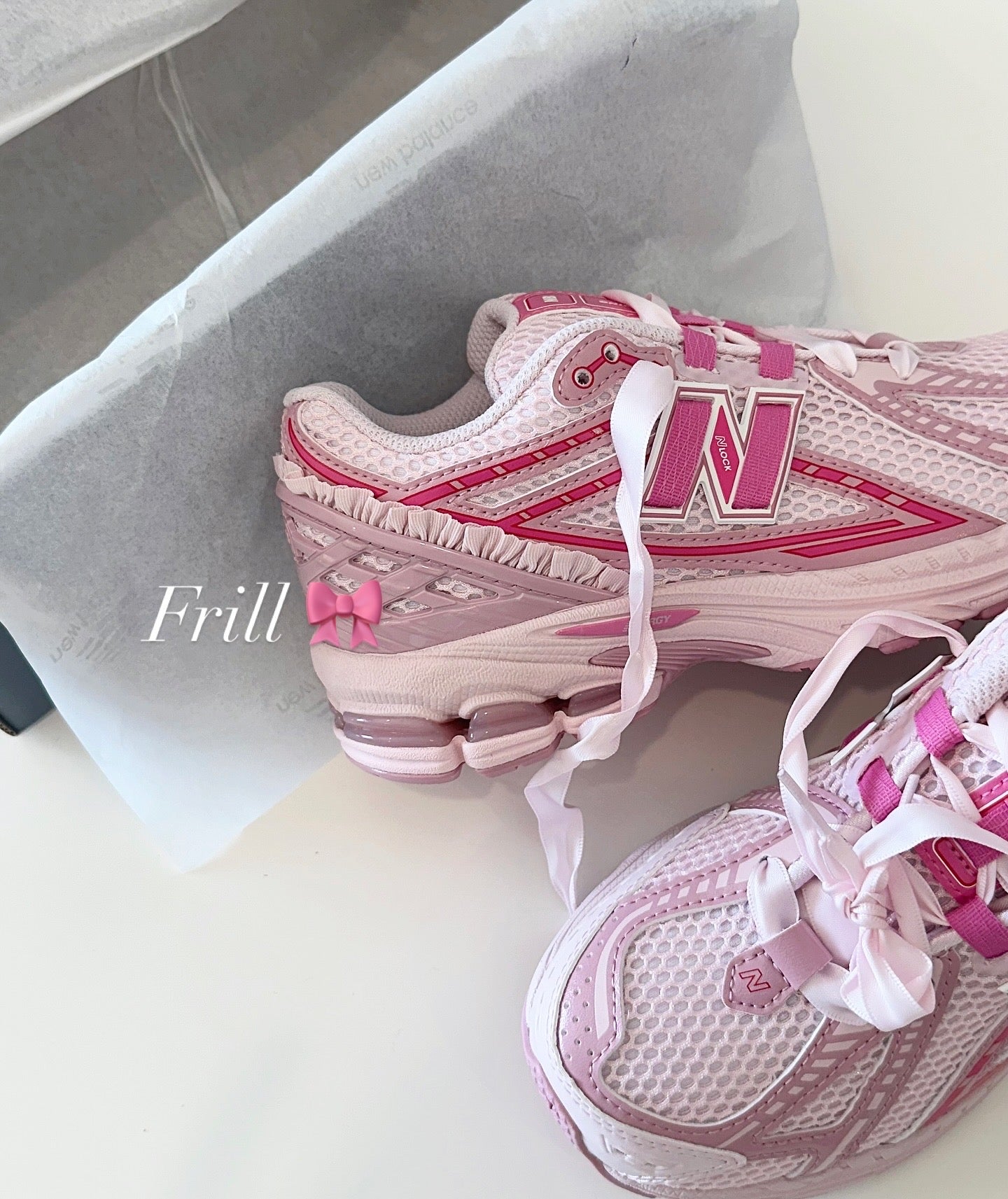 뉴발란스 1906 리틀 키즈 뉴 핑크 프릴