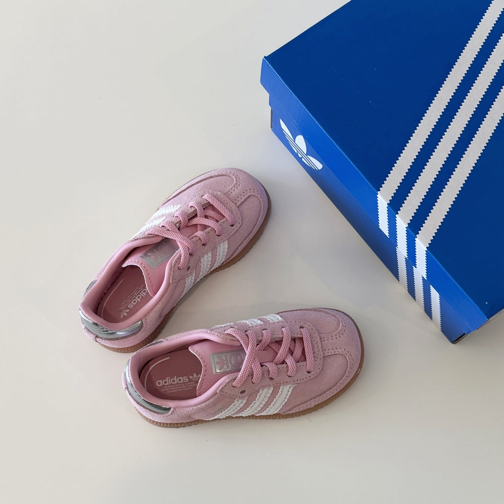 아디다스 삼바 OG 핑크 화이트 프릴 토들러