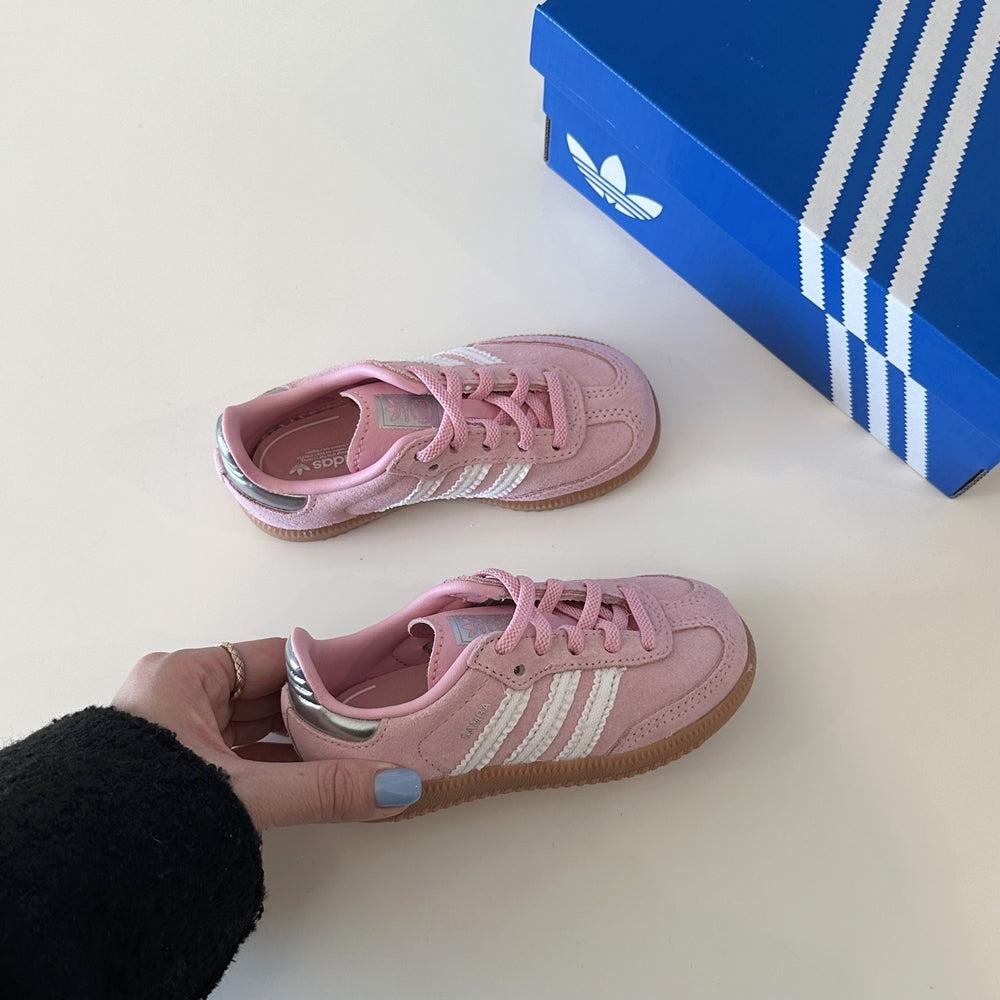 아디다스 삼바 OG 핑크 화이트 프릴 토들러