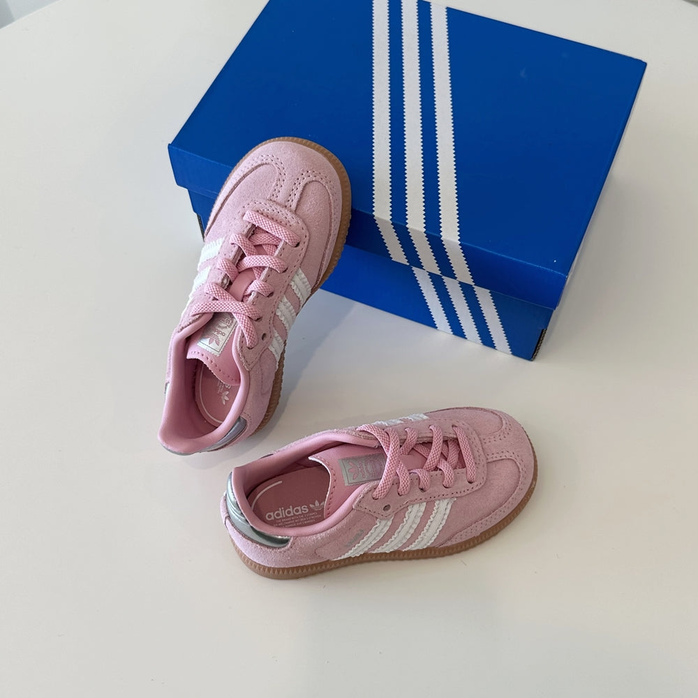 아디다스 삼바 OG 핑크 화이트 프릴 토들러