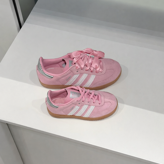 아디다스 삼바 OG 핑크 화이트 프릴 토들러