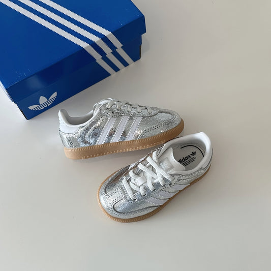 아디다스 삼바 OG 실버 메탈릭 토들러