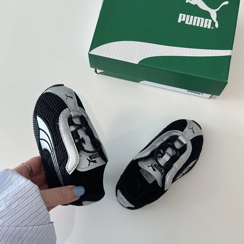 퓨마 H-STREET OG 블랙 실버 토들러