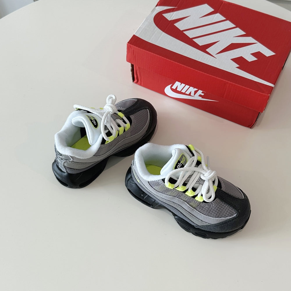 나이키 에어 맥스 95 네온 블랙 토들러