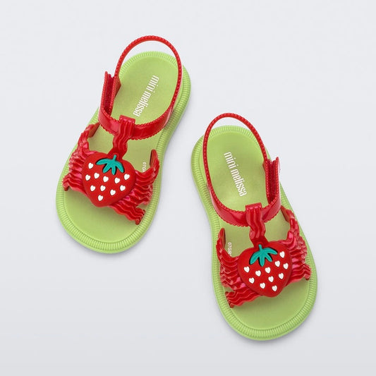 [SALE] 미니 멜리사 스트로베리 샌들 레드