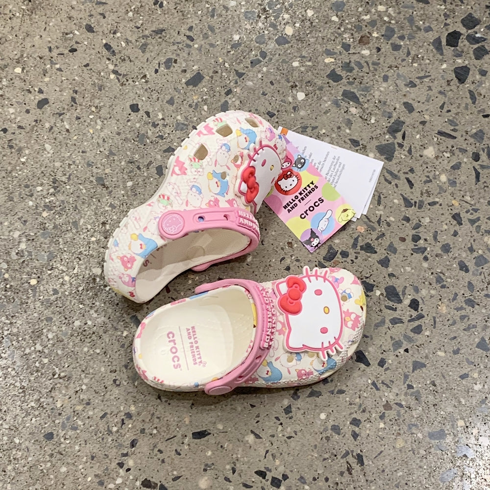 크록스 X  헬로 키티 프렌즈 클로그 (115-165size)