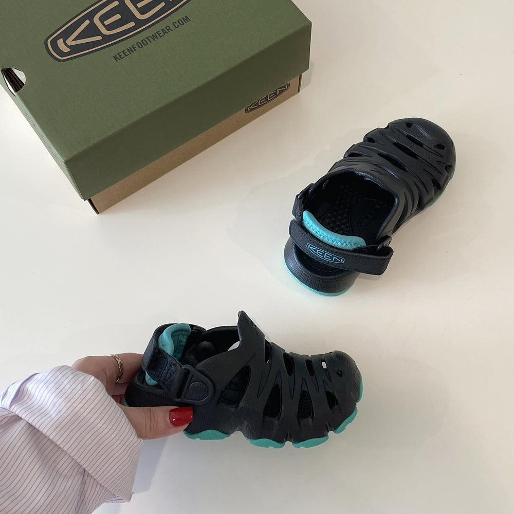 KEEN 킨 키즈 하이퍼플로트 클로그 블랙 아쿠아 (150-255size)