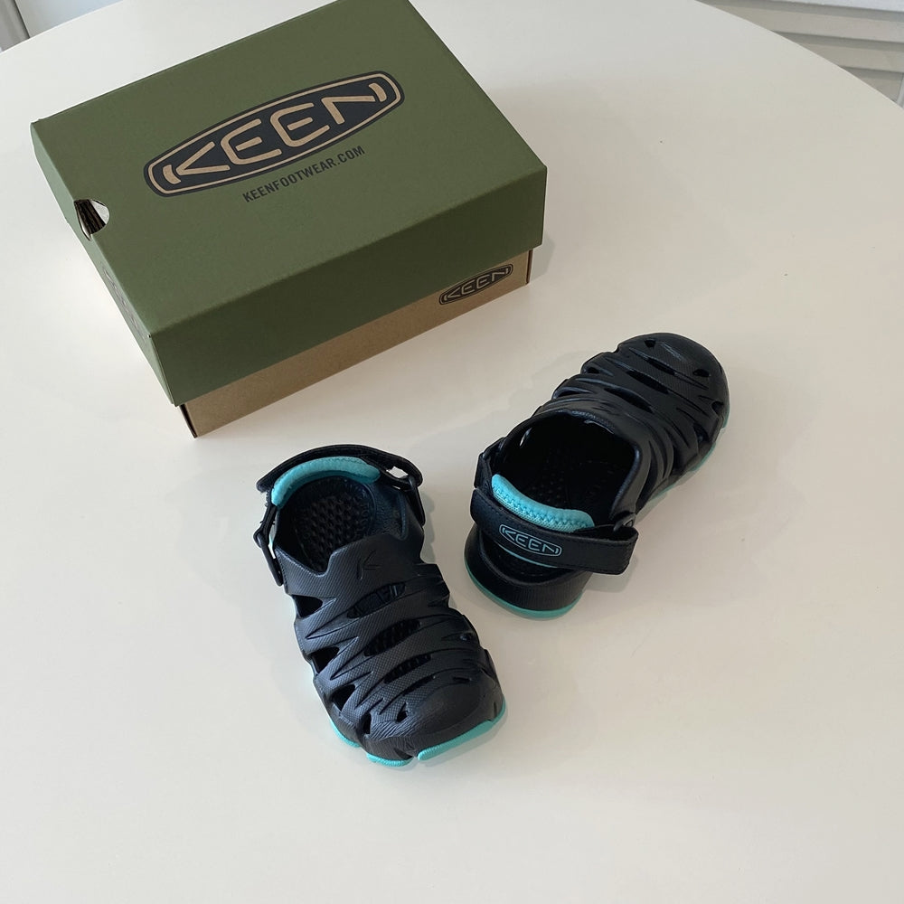 KEEN 킨 키즈 하이퍼플로트 클로그 블랙 아쿠아 (150-255size)