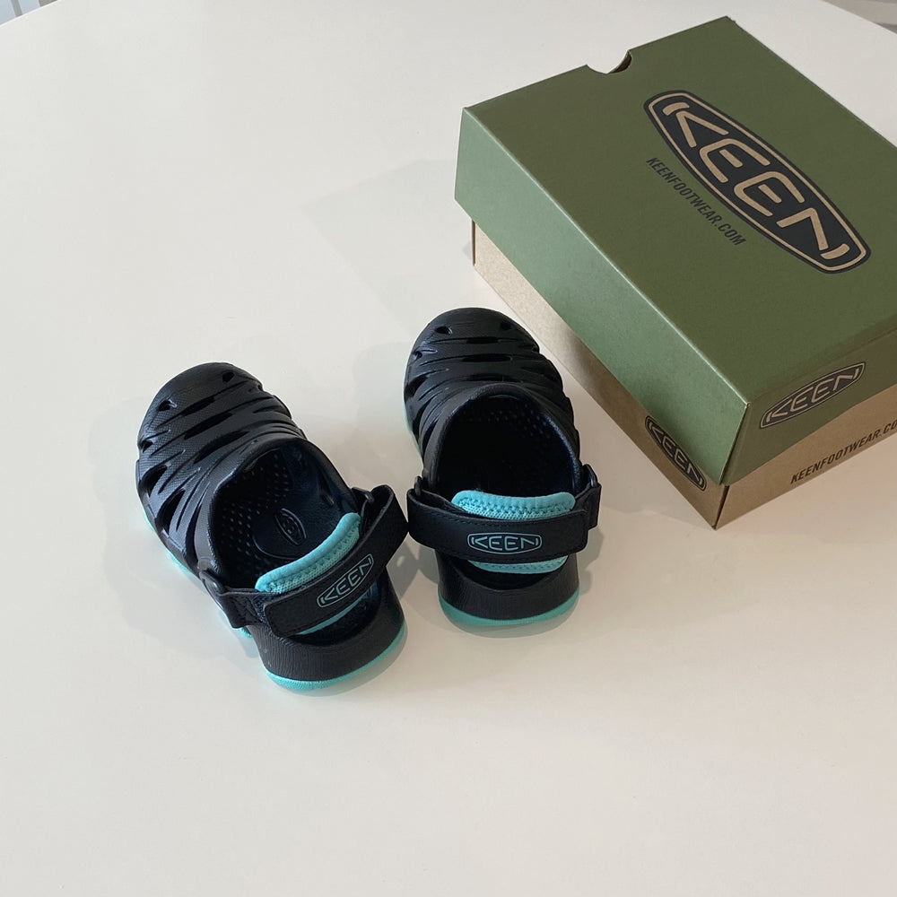 KEEN 킨 키즈 하이퍼플로트 클로그 블랙 아쿠아 (150-255size)