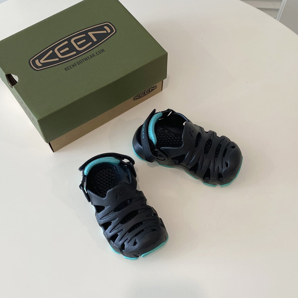 KEEN 킨 키즈 하이퍼플로트 클로그 블랙 아쿠아 (150-255size)