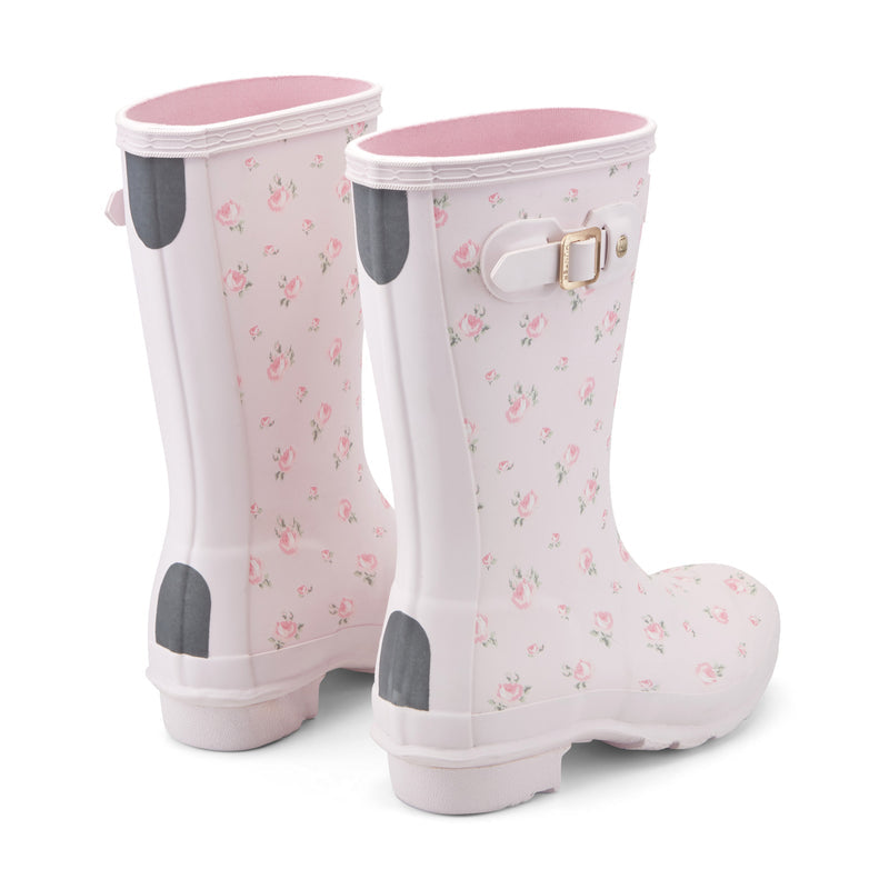 HunterXLoveShackFancy 오리지널 숏 레인 부츠 핑크 플로럴(180-230size)