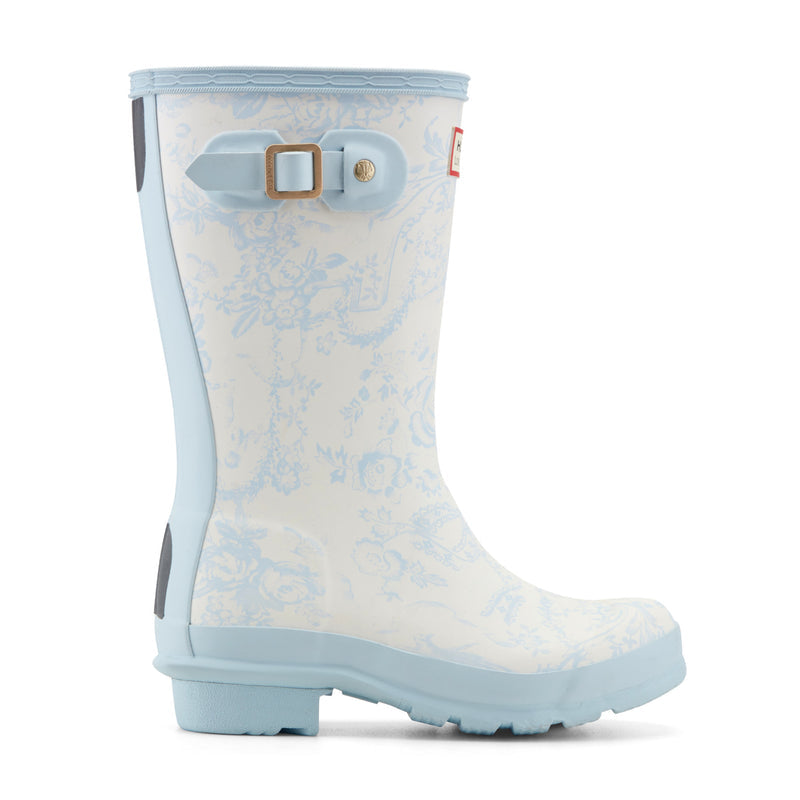 HunterXLoveShackFancy 오리지널 숏 레인 부츠 블루 보우(180-230size)