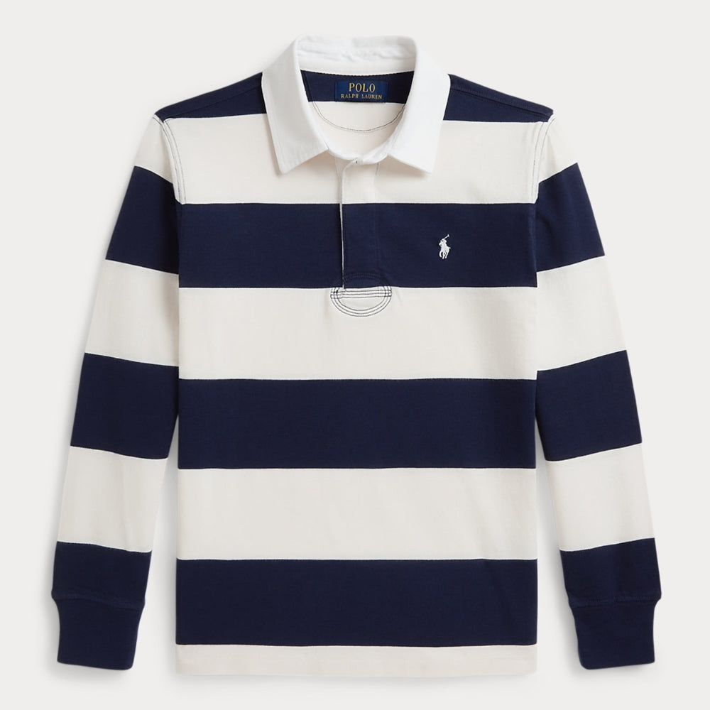 폴로 랄프로렌 럭비 티셔츠 네이비 화이트 (2T~XL)