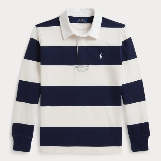 폴로 랄프로렌 럭비 티셔츠 네이비 화이트 (2T~XL)