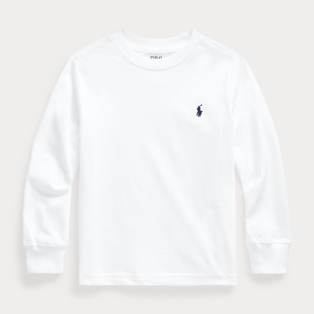 폴로 랄프로렌 롱 슬리브 티셔츠 화이트 (2T~XL)