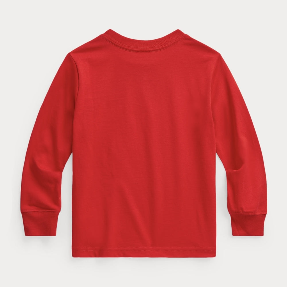 폴로 랄프로렌 롱 슬리브 티셔츠 레드 (2T~XL)