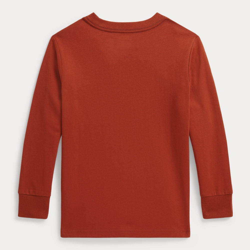 폴로 랄프로렌 롱 슬리브 티셔츠 바스티 오렌지 (2T~XL)