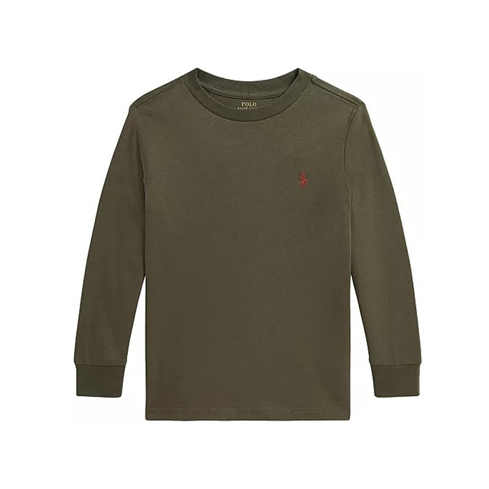 폴로 랄프로렌 롱 슬리브 티셔츠 크루즈 올리브 (2T~XL)